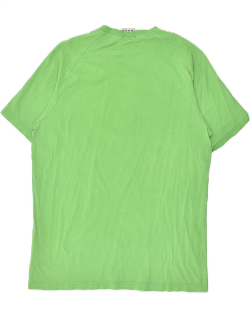 ADIDAS Mens Graphic T-Shirt Top Medium Green Cotton | Vintage Adidas | Thrift | Second-Hand Adidas | Used Clothing | Messina Hembry 