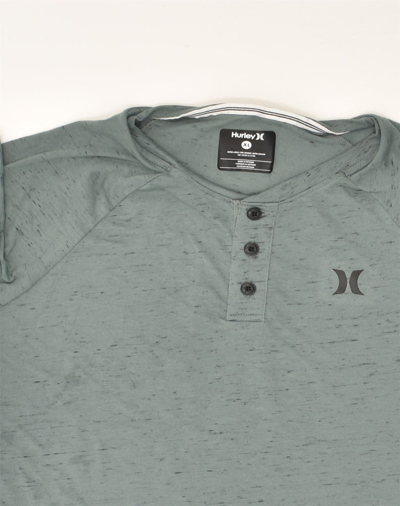 HURLEY Boys T-Shirt Top 15-16 Years XL Grey Flecked Cotton | Vintage Hurley | Thrift | Second-Hand Hurley | Used Clothing | Messina Hembry 