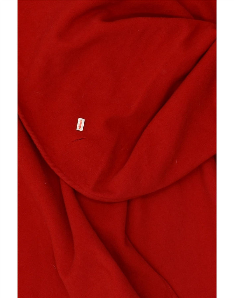 NUOVA CITTA Womens Poncho Coat One size Red Wool | Vintage Nuova Citta | Thrift | Second-Hand Nuova Citta | Used Clothing | Messina Hembry 