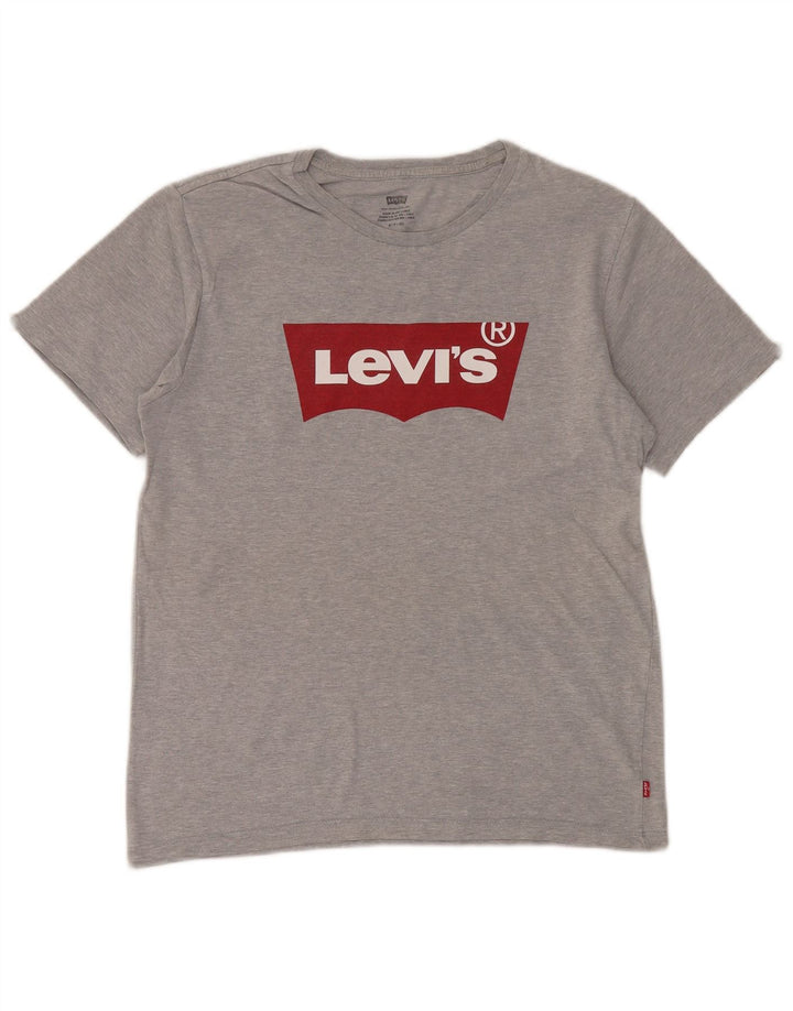 Levi's Mens Graphic T-Shirt Top Small Grey