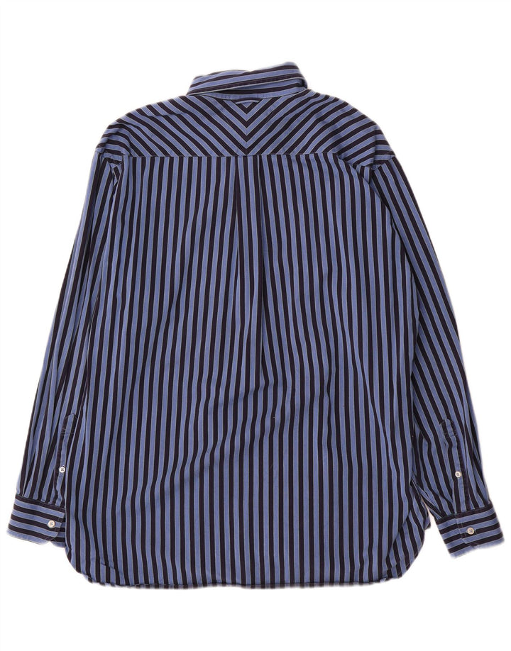 Tommy Hilfiger Mens Shirt Medium Blue Striped