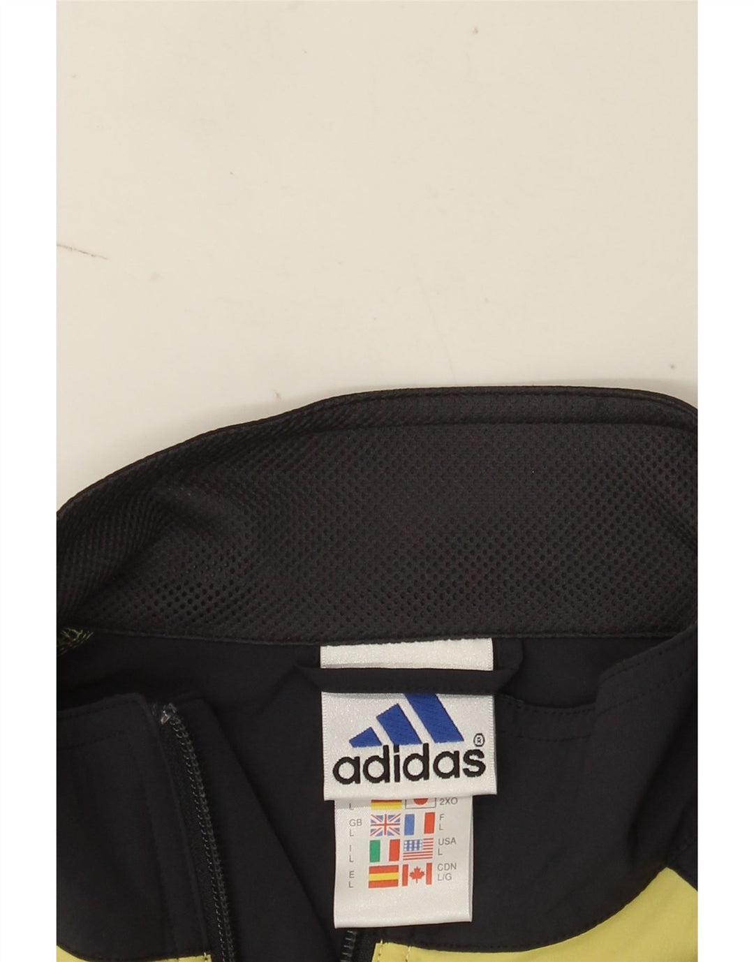 Adidas Mens Climashell Tracksuit Top Jacket Large Black Colourblock