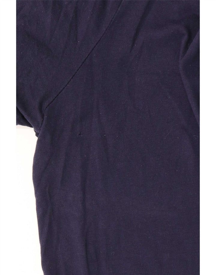 Puma Mens Graphic T-Shirt Top Medium Navy Blue Cotton