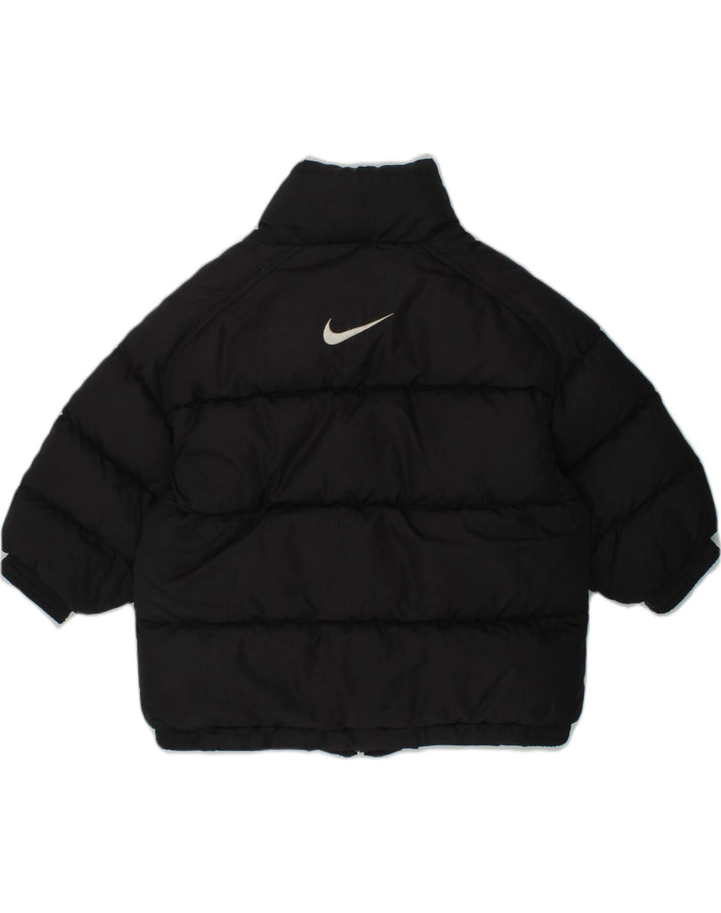 NIKE Boys Padded Jacket 3-4 Years Small  Black Polyester | Vintage Nike | Thrift | Second-Hand Nike | Used Clothing | Messina Hembry 