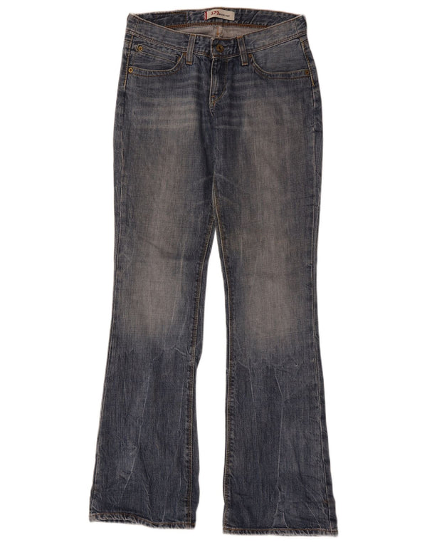 Levi's Womens 572 Bootcut Jeans W28 L34 Blue Cotton