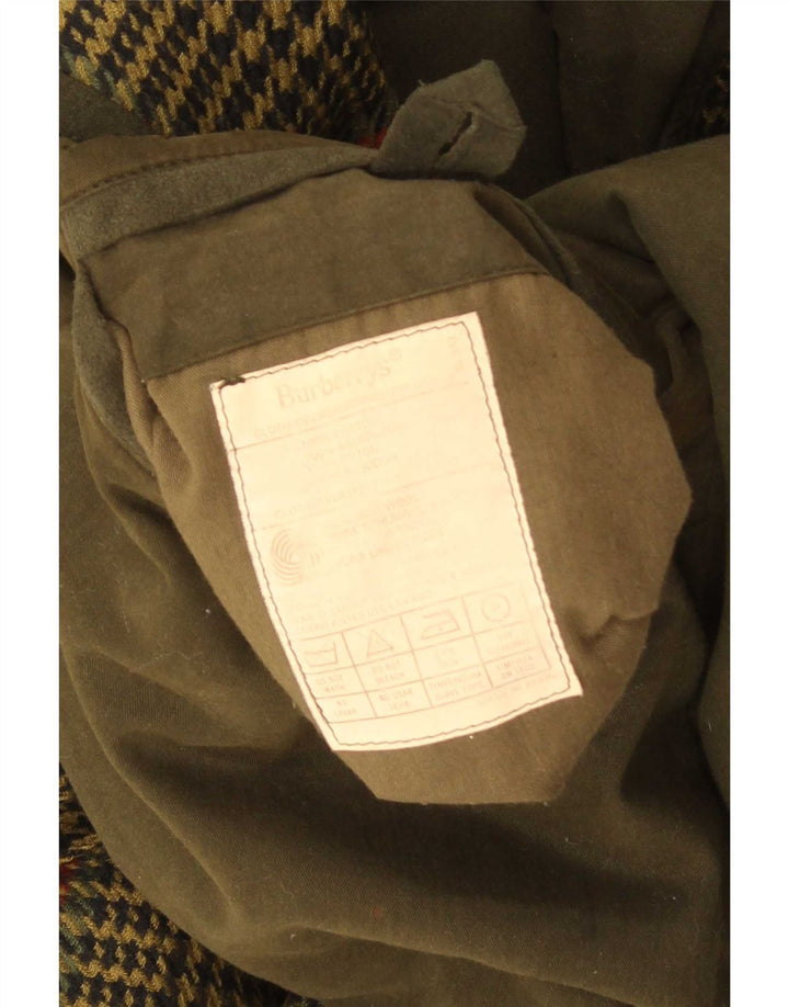 Burberrys Mens Reversible Jacket UK 40 Large Khaki Cotton