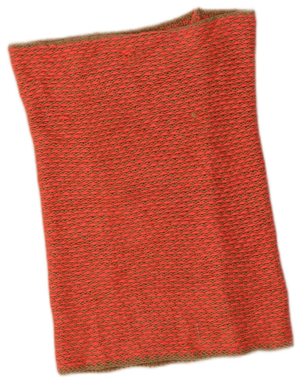 Gap Womens Knit Strapless Top One Size Orange Striped Acrylic