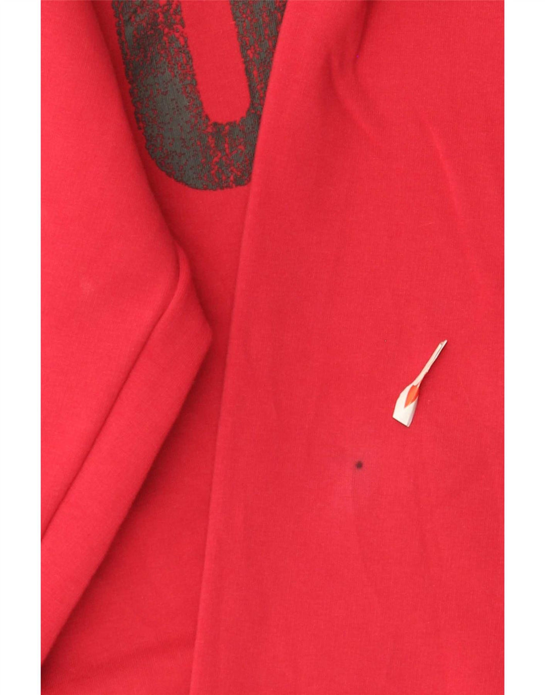 Puma Womens Graphic Sweatshirt Jumper UK 10 Small Red Cotton