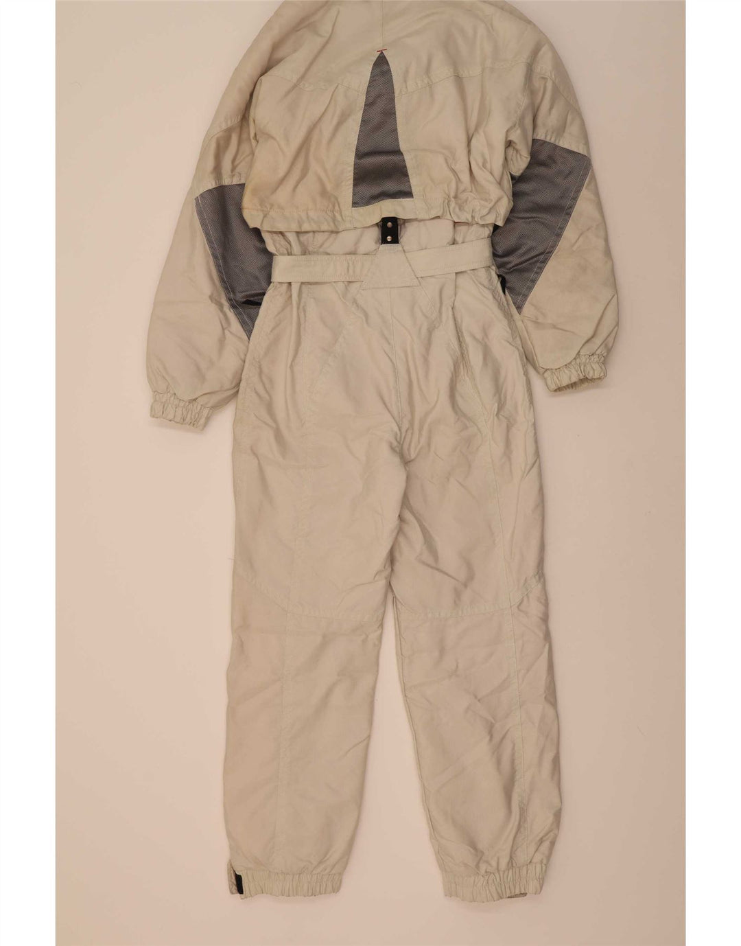 Colmar Womens Hooded Ski Jumpsuit IT 46 Large White Colourblock