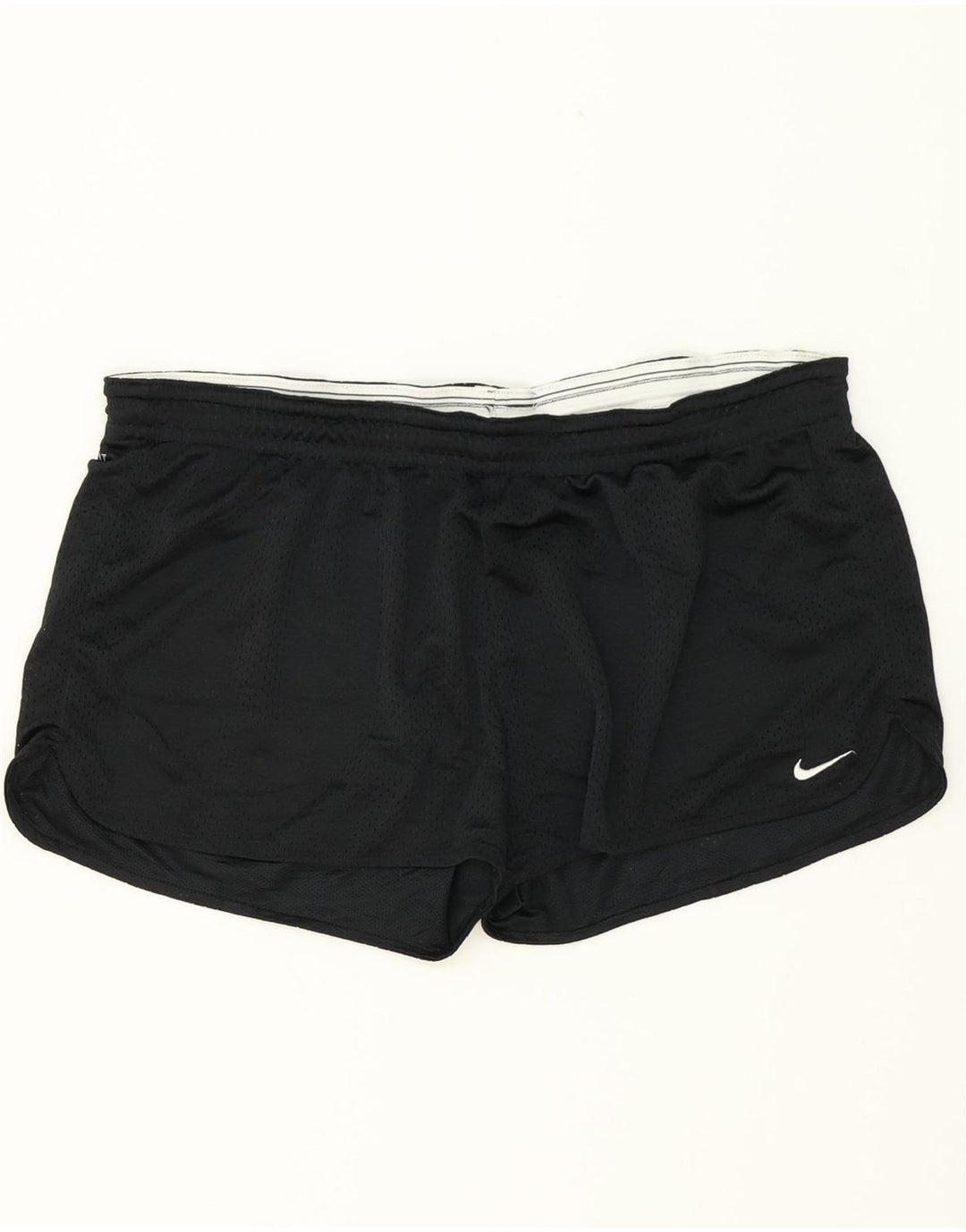 NIKE Womens Sport Shorts UK 18 XL  Black Polyester Vintage Nike and Second-Hand Nike from Messina Hembry 