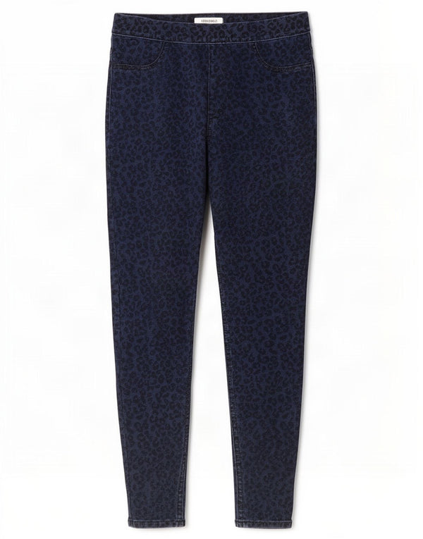 Marks & Spencer Womens Jegging Jeans UK 12 Medium W30 L28 Navy Blue