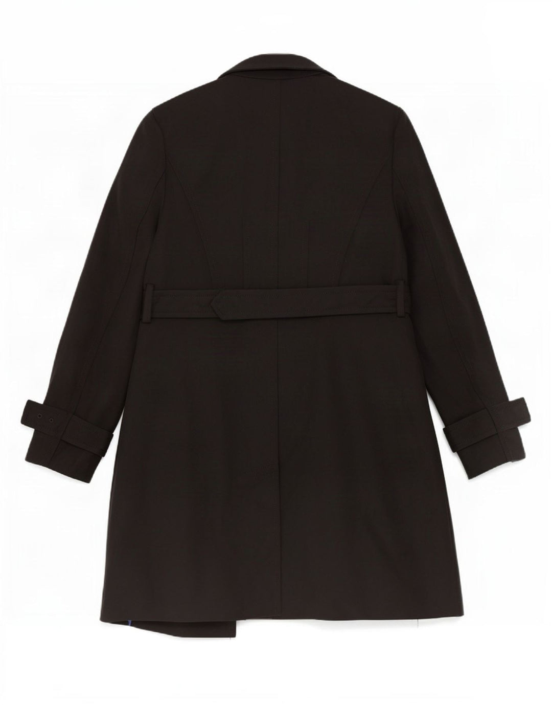 Ted Baker Womens Open Overcoat Size 4 Large Black Polyester