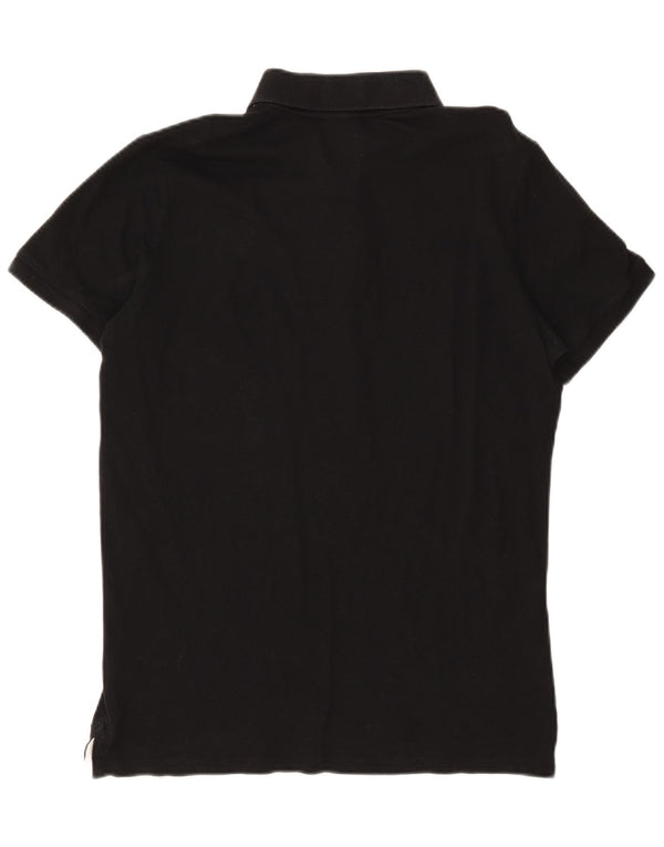 Diadora Mens Polo Shirt Medium Black Cotton