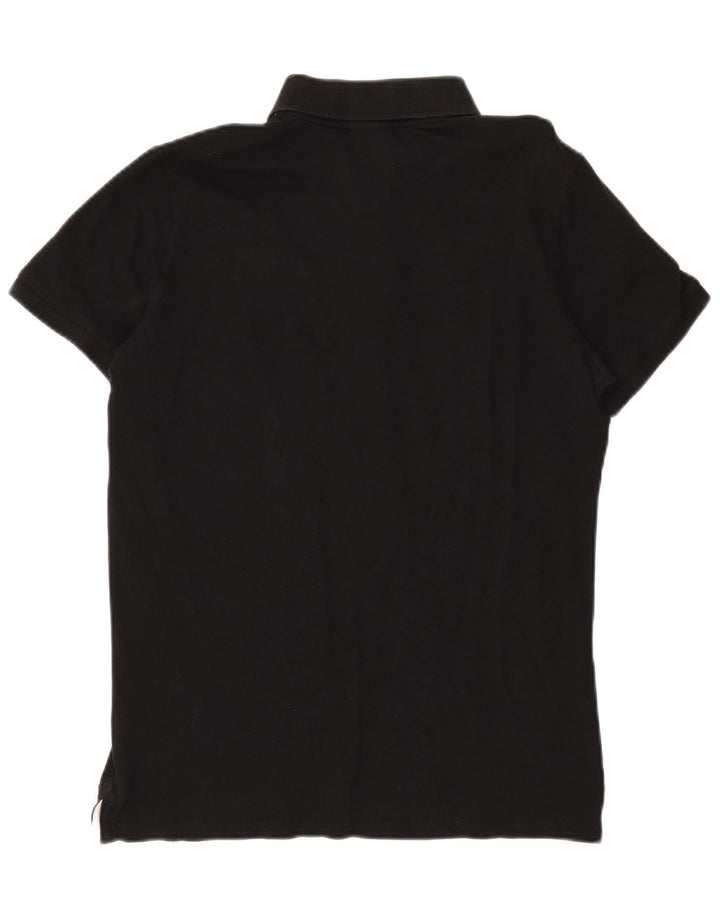 Diadora Mens Polo Shirt Medium Black Cotton