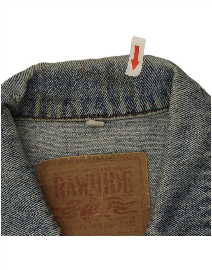 Vintage Mens Denim Jacket UK 36 Small Blue
