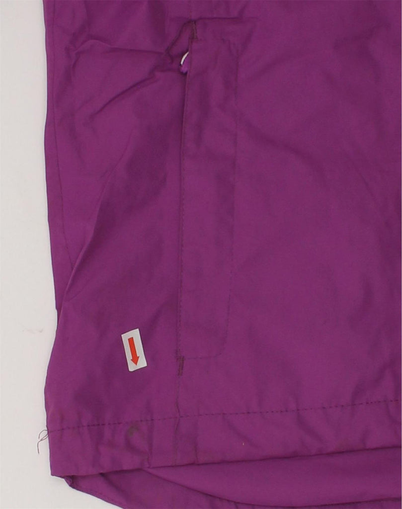 MOUNTAIN WAREHOUSE Girls Hooded Windbreaker Jacket 9-10 Years Purple | Vintage Mountain Warehouse | Thrift | Second-Hand Mountain Warehouse | Used Clothing | Messina Hembry 