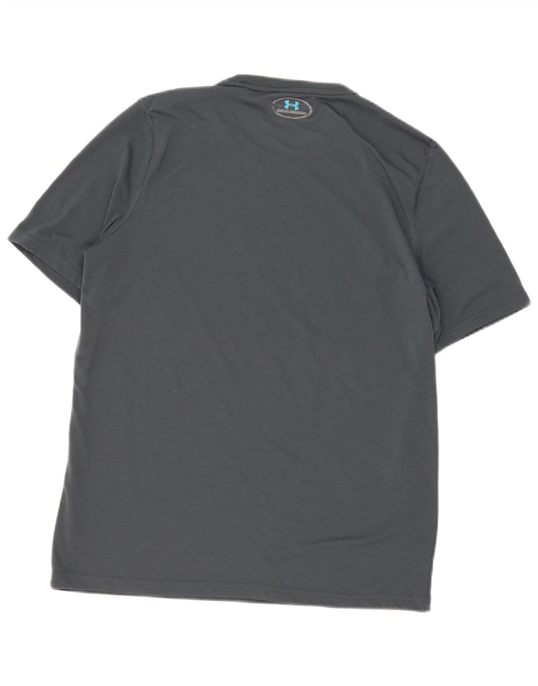 Under Armour Mens Heat Gear Graphic T-Shirt Top Medium Grey
