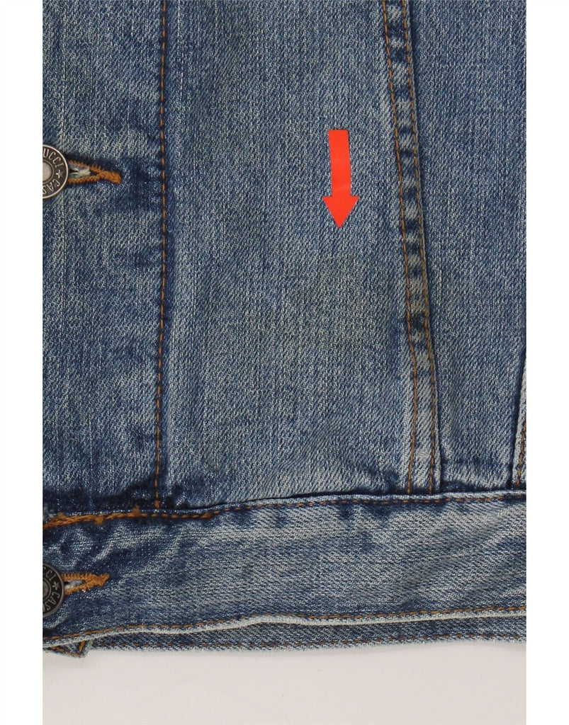 CASUCCI Mens Denim Jacket UK 40 Large Blue Cotton Vintage Casucci and Second-Hand Casucci from Messina Hembry 