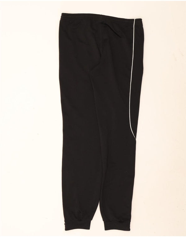 Adidas Boys Tracksuit Trousers Joggers 15-16 Years Black Colourblock