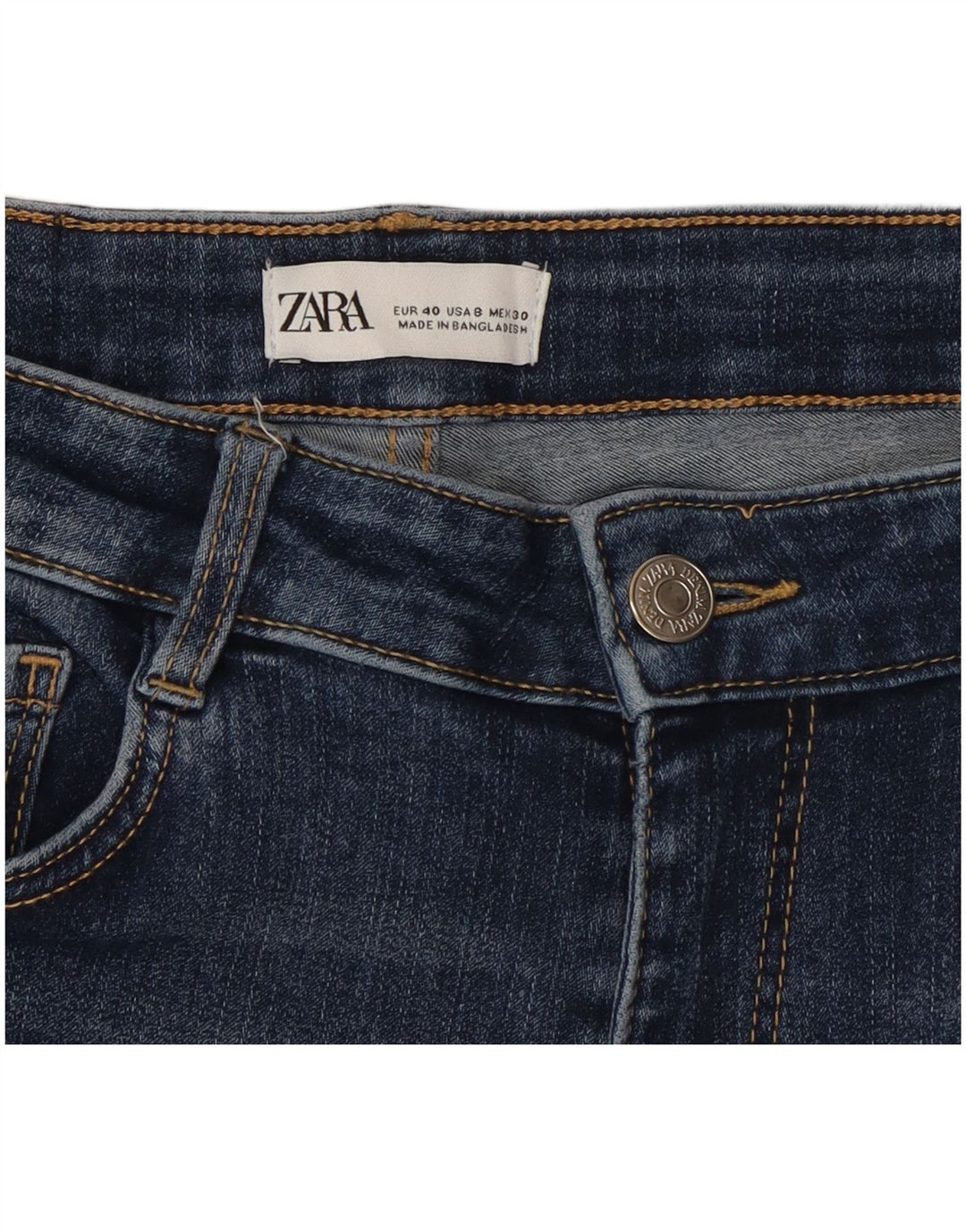 Zara Womens Skinny Jeans EU 40 Medium W30 L27 Blue