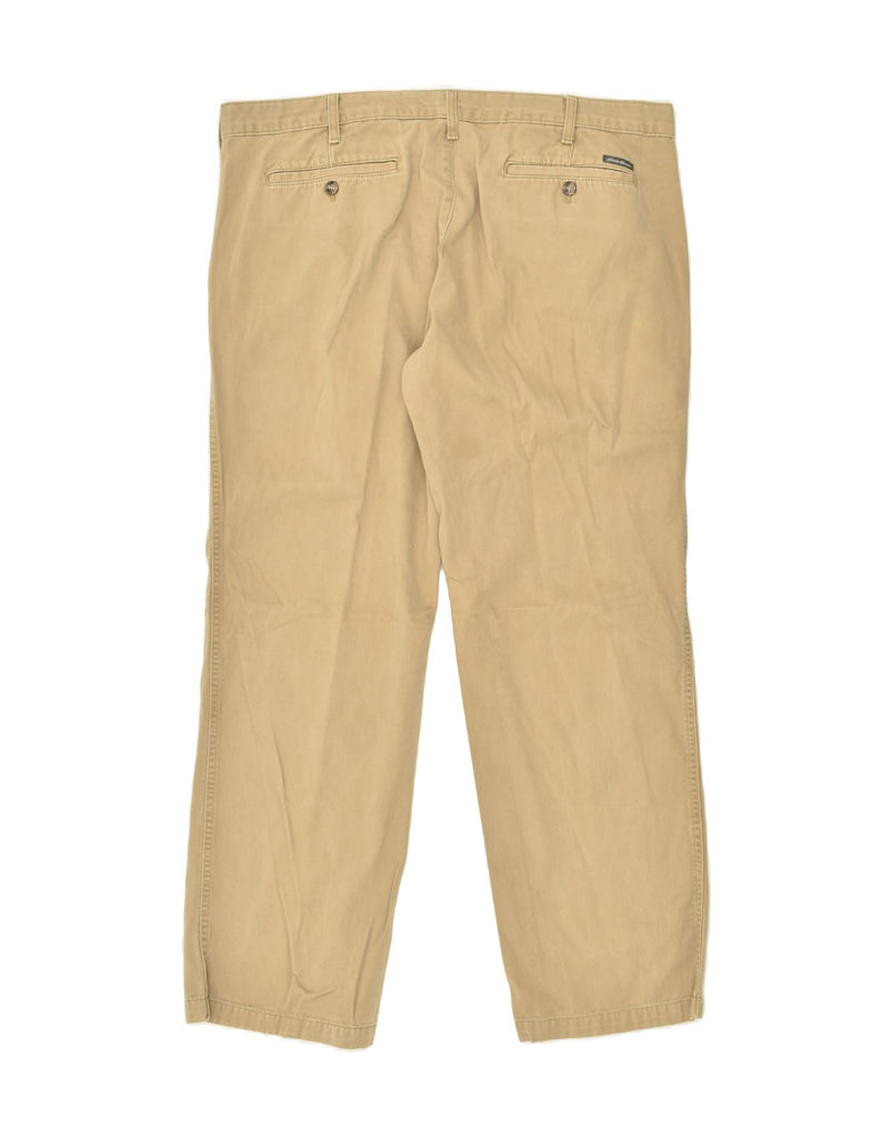 EDDIE BAUER Mens Straight Chino Trousers W40 L32  Beige Cotton | Vintage Eddie Bauer | Thrift | Second-Hand Eddie Bauer | Used Clothing | Messina Hembry 