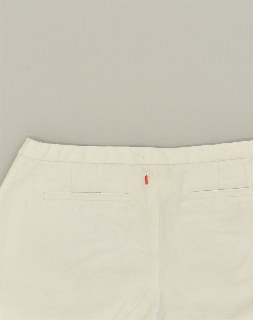 J. CREW Womens Hot Pants US 0 XS W26 White Cotton | Vintage J. Crew | Thrift | Second-Hand J. Crew | Used Clothing | Messina Hembry 