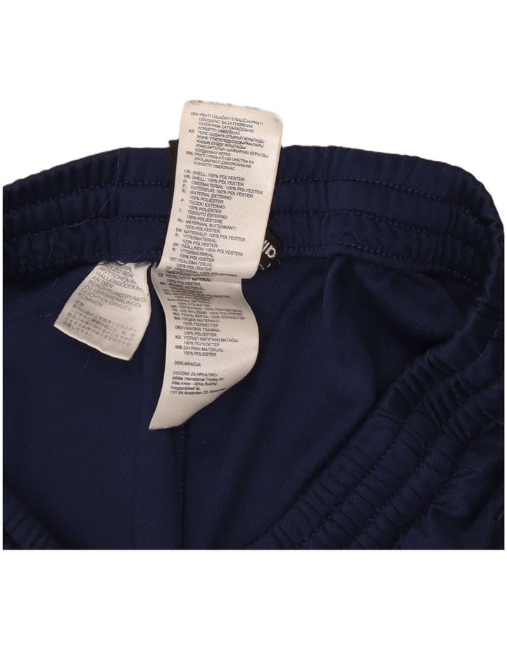 Adidas Mens Climalite Tracksuit Trousers Medium  Navy Blue Polyester