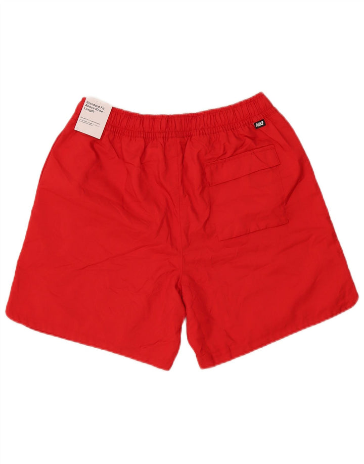 Nike Mens Swimming Shorts Small  Red Polyester