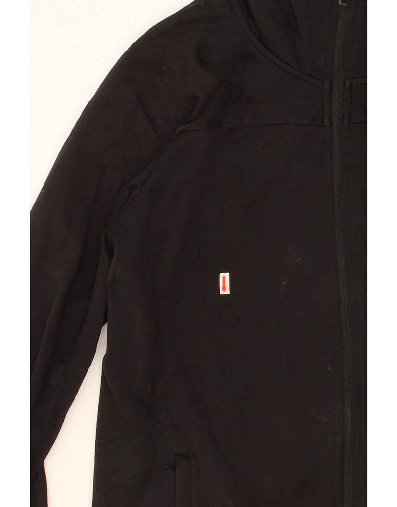 ADIDAS Mens Zip Hoodie Sweater Medium Black Polyester Vintage Adidas and Second-Hand Adidas from Messina Hembry 