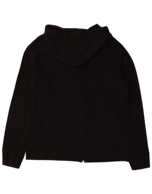 Champion Mens Zip Hoodie Sweater Medium Black Cotton