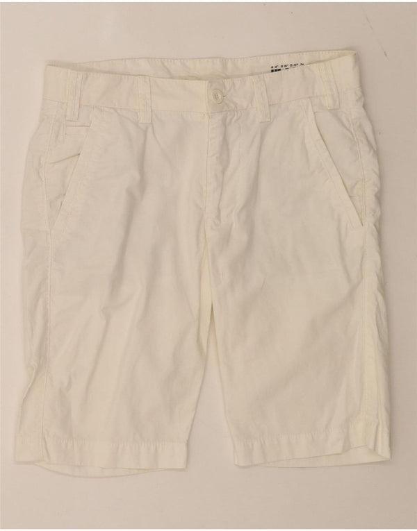 Slam Mens Chino Shorts IT 46 Small W29  White Cotton