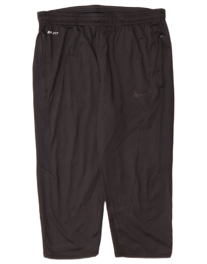 Nike Mens Dri Fit Bermuda Sport Shorts Medium Black Polyester