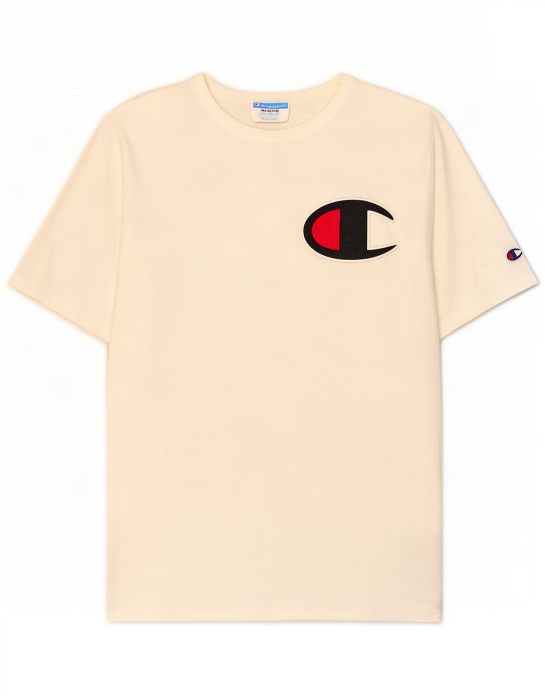 Champion Mens Graphic T-Shirt Top Medium White