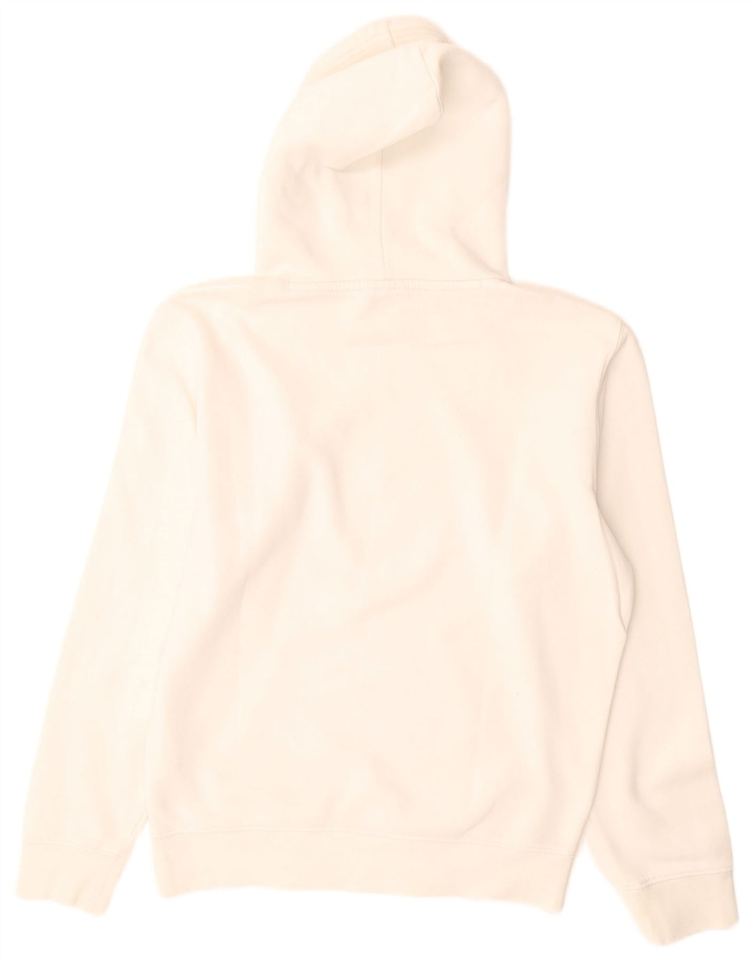 Champion Mens Graphic Hoodie Jumper Small White Cotton