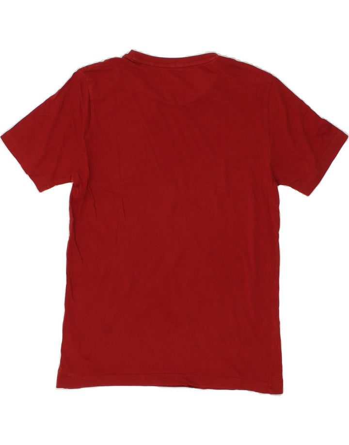 PUMA Mens Graphic T-Shirt Top Small Red Cotton Vintage Puma and Second-Hand Puma from Messina Hembry 
