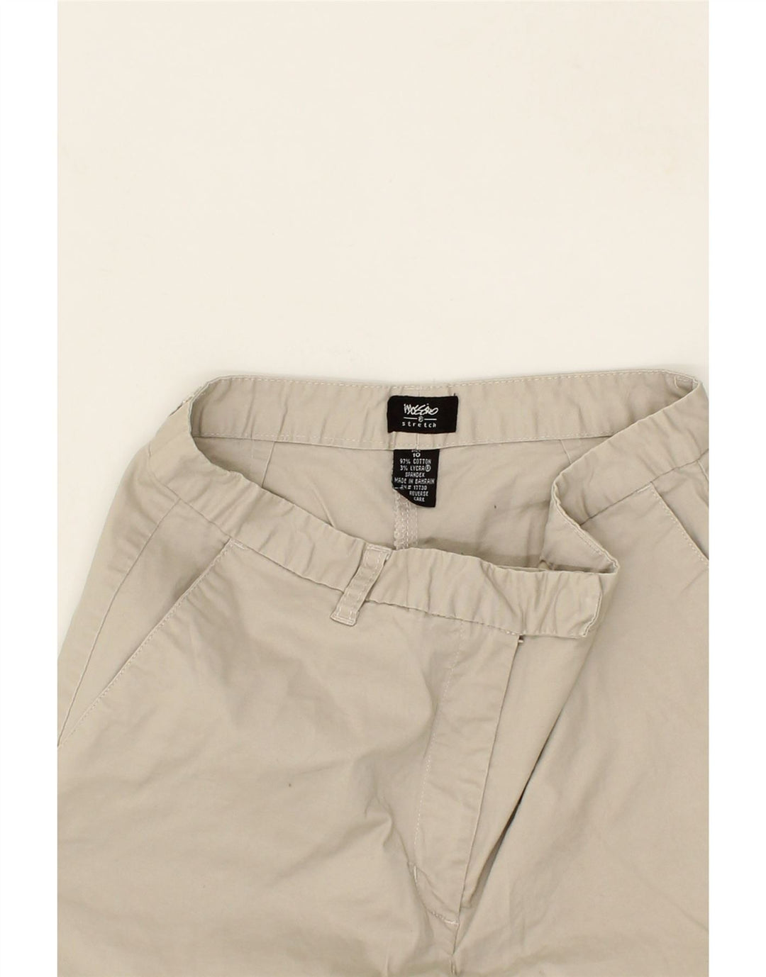 MOSSIMO Womens Chino Shorts US 10 Large W26 Beige Cotton Vintage Mossimo and Second-Hand Mossimo from Messina Hembry 