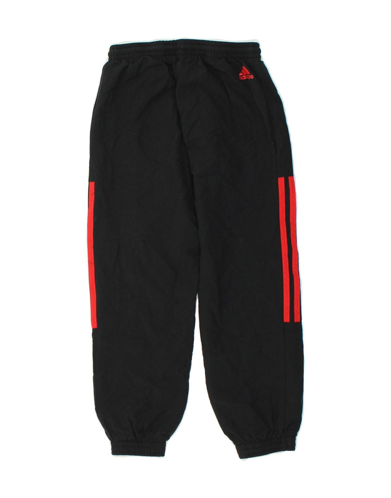 ADIDAS Boys Tracksuit Trousers Joggers 7-8 Years Black Polyester | Vintage Adidas | Thrift | Second-Hand Adidas | Used Clothing | Messina Hembry 