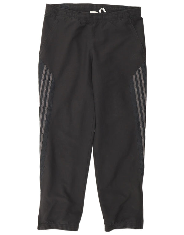 Adidas Mens Climalite Tracksuit Trousers Joggers Medium Black Polyester