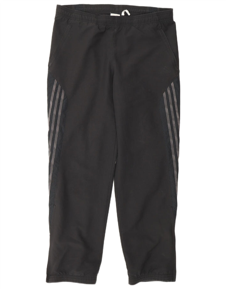 Adidas Mens Climalite Tracksuit Trousers Joggers Medium Black Polyester