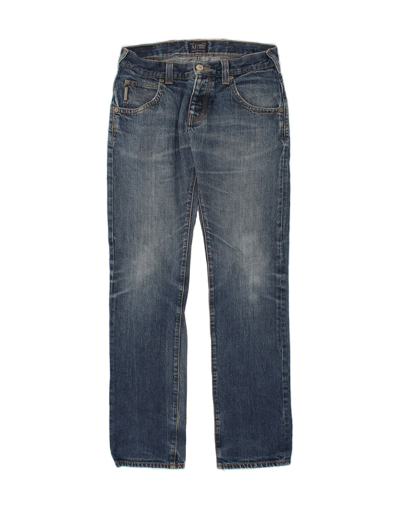 ARMANI Womens Slim Jeans W30 L32 Navy Blue Vintage Armani and Second-Hand Armani from Messina Hembry 