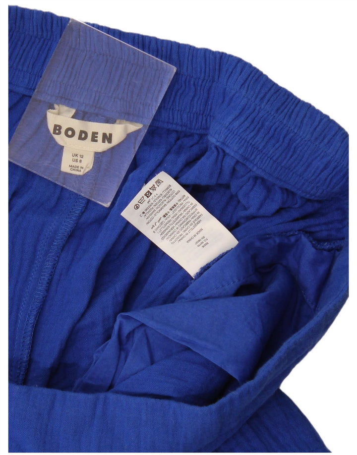 Boden Womens Casual Shorts UK 12 Medium W30 Blue Cotton