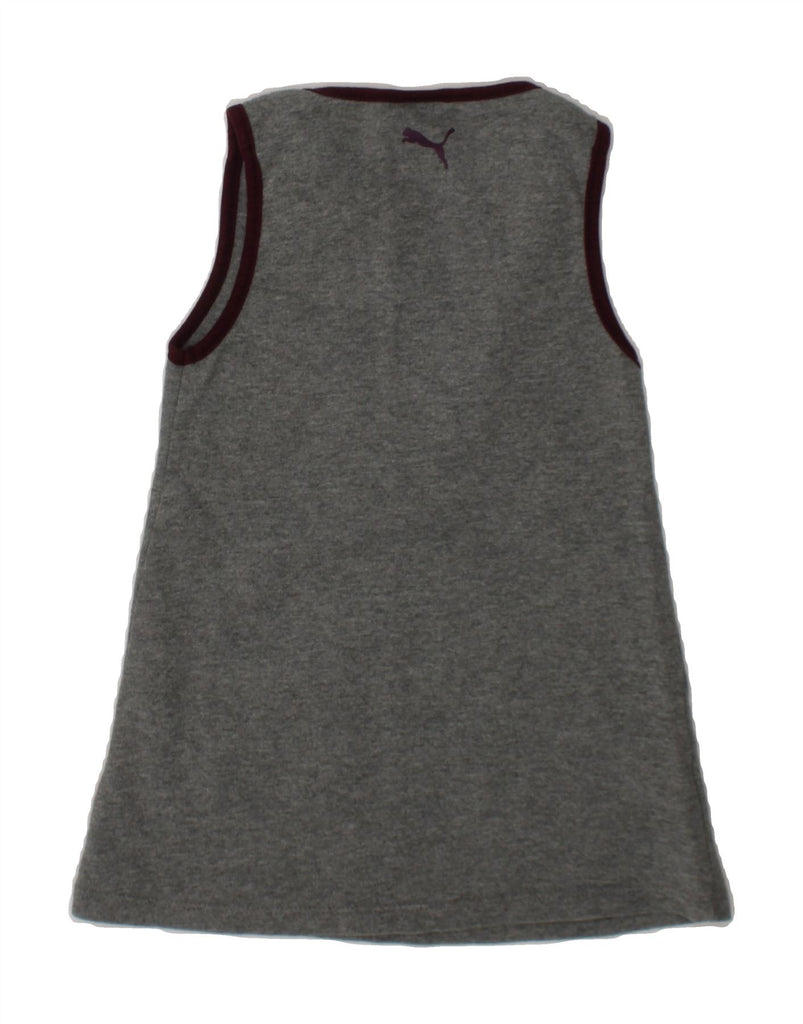 PUMA Baby Girls Graphic T-Shirt Dress 18-24 Months Grey Cotton Vintage Puma and Second-Hand Puma from Messina Hembry 