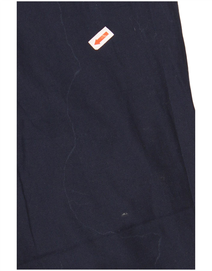 J. CREW Womens Skinny Casual Trousers US 14 XL W36 L28 Navy Blue Cotton