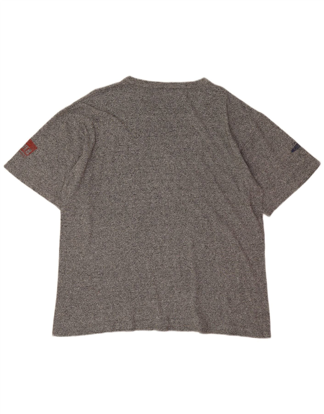 Champion Mens Graphic T-Shirt Top XL Grey Flecked