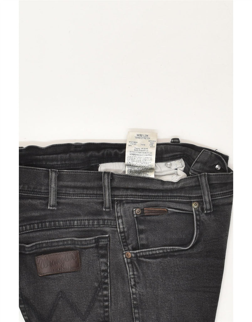WRANGLER Mens Texas Stretch Straight Jeans W32 L34 Grey Cotton | Vintage Wrangler | Thrift | Second-Hand Wrangler | Used Clothing | Messina Hembry 