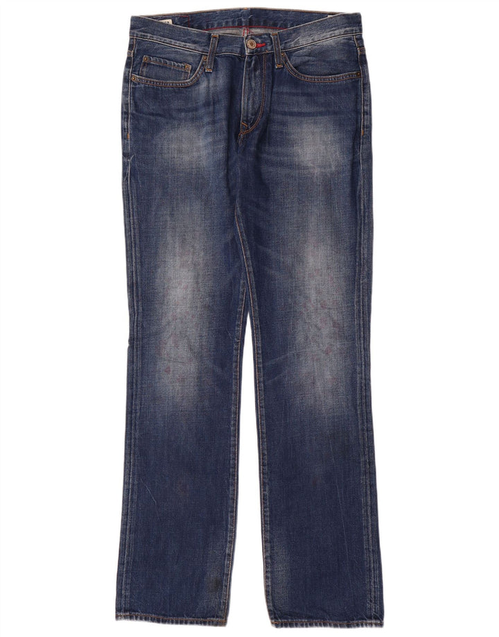 Tommy Hilfiger Mens Straight Jeans  W32 L34 Blue Cotton