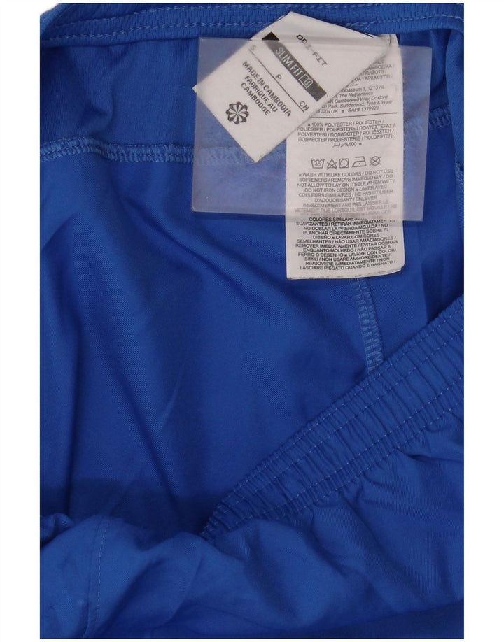 Nike Mens Dri Fit Slim Fit Sport Shorts Small  Blue Polyester