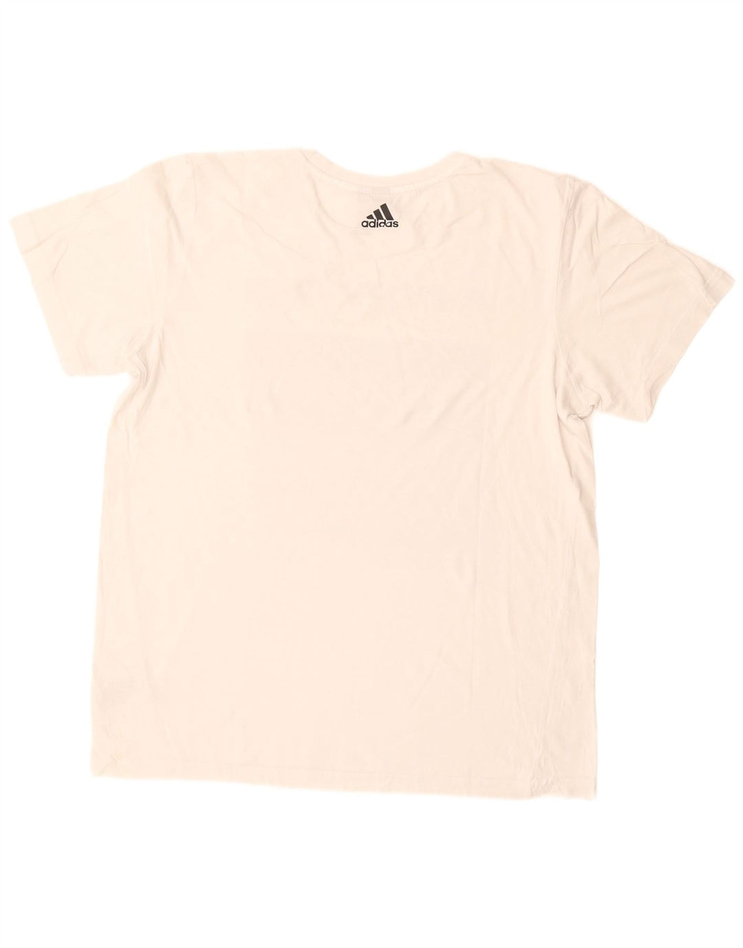 Adidas Mens Graphic T-Shirt Top Large White Cotton