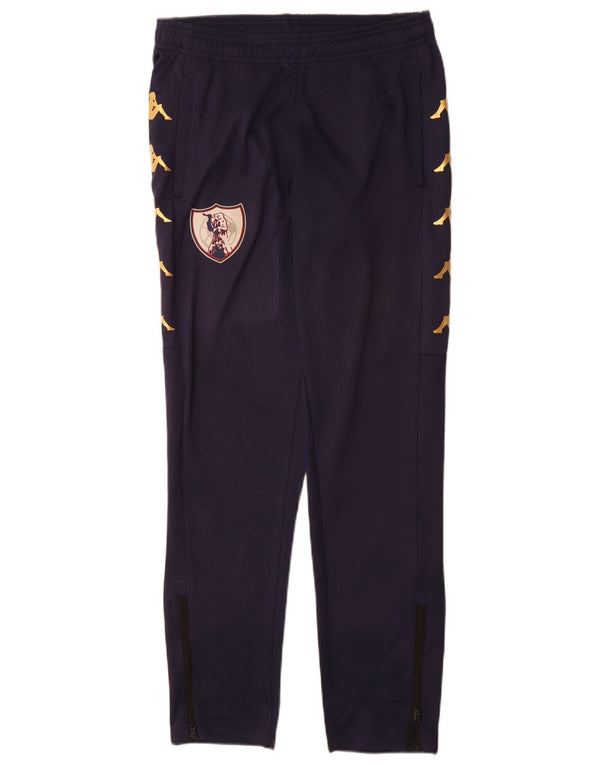 Kappa Mens Sambenedettese Graphic Tracksuit Trousers Medium Navy Blue