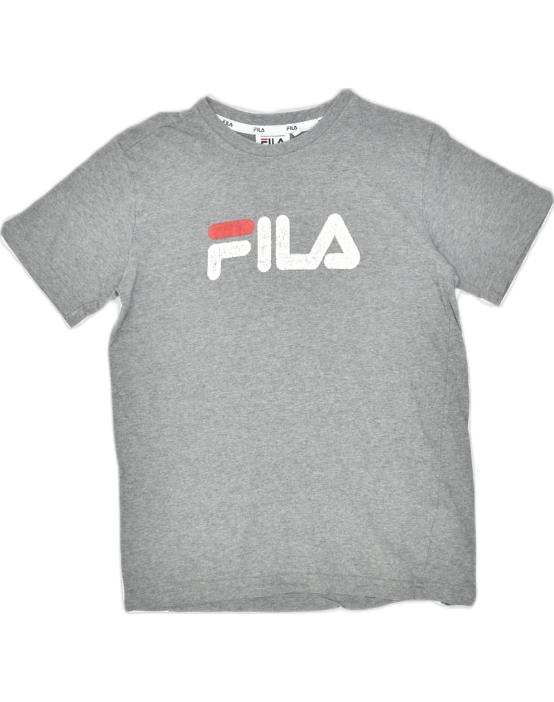 FILA Mens Graphic T-Shirt Top XS Grey Cotton | Vintage | Thrift | Second-Hand | Used Clothing | Messina Hembry 